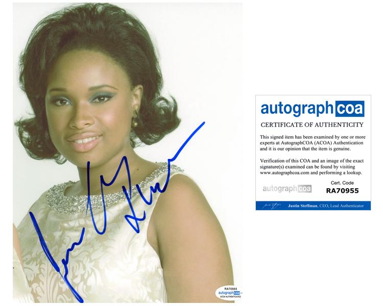 Jennifer-Hudson-034-Dreamgirls-034-AUTOGRAPH-Signed-8x10-Photo-ACOA