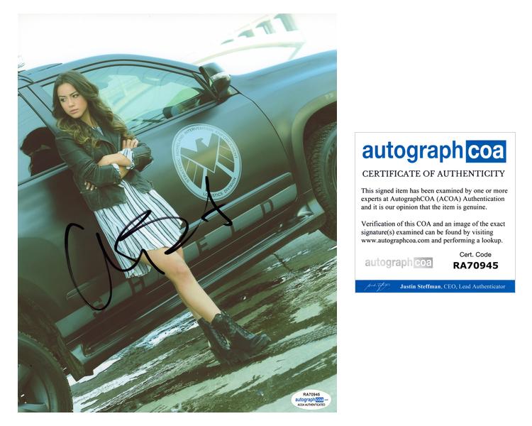 Chloe-Bennet-034-Agents-of-SHIELD-034-AUTOGRAPH-Signed-8x10-Photo-ACOA