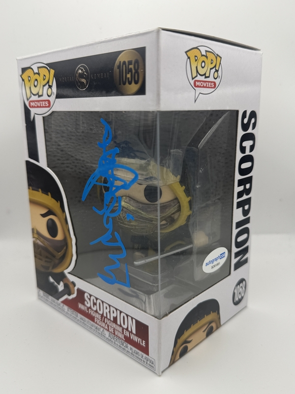 Item # 203083 - Hiroyuki Sanada "Mortal Kombat" AUTOGRAPH Signed 'Scorpion' 1058 Funko Pop