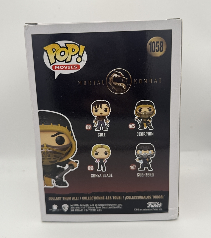 Item # 203083 - Hiroyuki Sanada "Mortal Kombat" AUTOGRAPH Signed 'Scorpion' 1058 Funko Pop