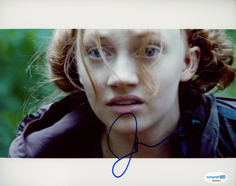 Item # 187579 - Jacqueline Emerson "The Hunger Games" AUTOGRAPH Signed 'Foxface' 8x10 Photo