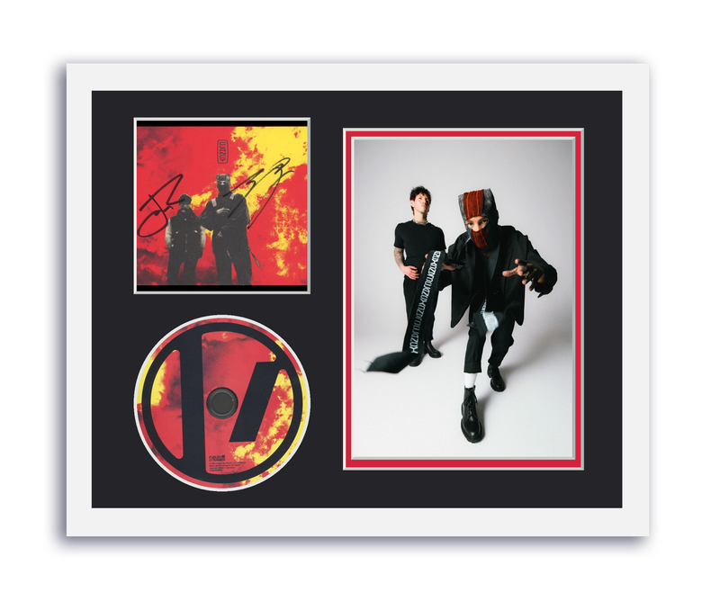 Item # 194752 - Twenty One Pilots Autographed Signed 11x14 Custom Framed CD Photo Clancy ACOA