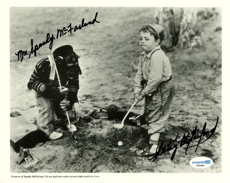 Item # 209723 - Doris & Betsy McFarland "The Little Rascals" SIGNED 'Spanky' 8x10 Photo C