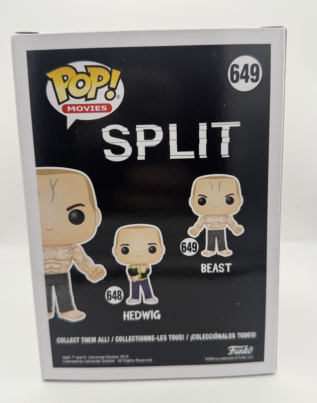 Item # 203098 - James McAvoy "Split" AUTOGRAPH Signed 'Beast' 649 Funko Pop Vinyl Figure
