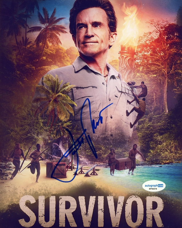 Item # 209620 - Jeff Probst "Survivor" Host AUTOGRAPH Signed Autographed 8x10 Photo G