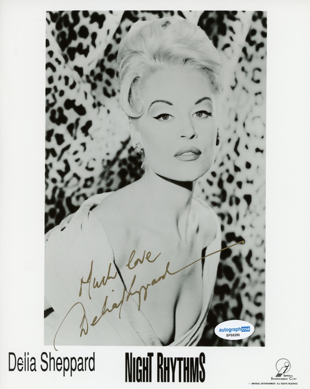 Item # 209546 - Delia Sheppard "Night Rhythms" AUTOGRAPH Signed 'Bridget' 8x10 Photo
