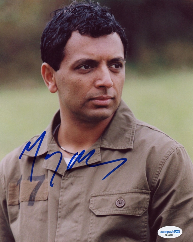 Item # 209543 - M. Night Shyamalan "Signs" Director AUTOGRAPH Signed 8x10 Photo