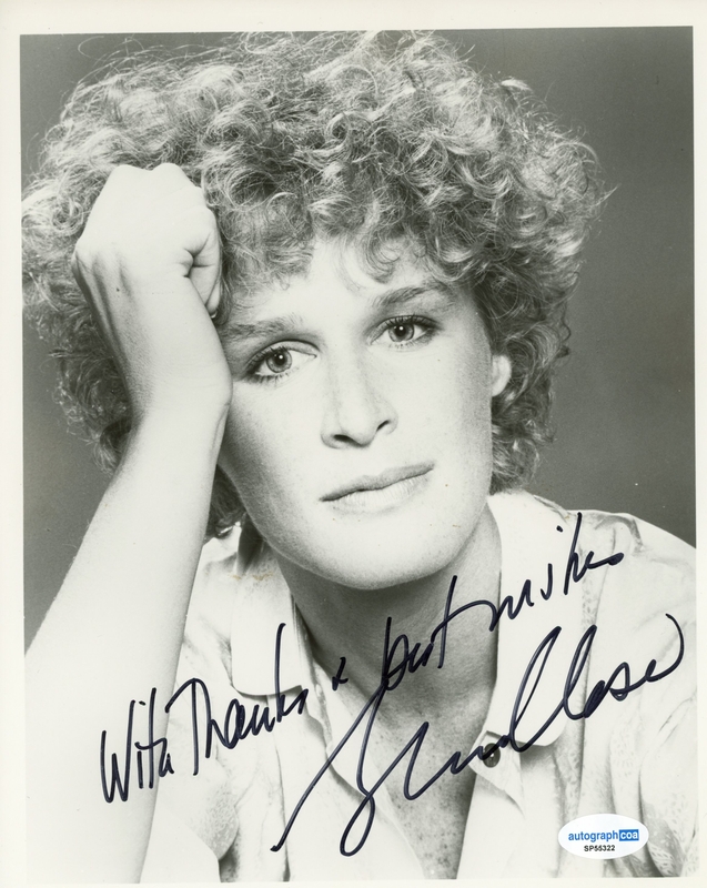 Item # 209515 - Glenn Close "Fatal Attraction" AUTOGRAPH Signed Autographed 8x10 Photo