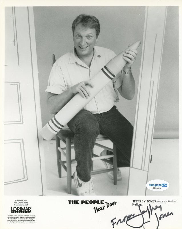 Item # 209328 - Jeffrey Jones "The People Next Door" AUTOGRAPH Signed 'Walter' 8x10 Photo