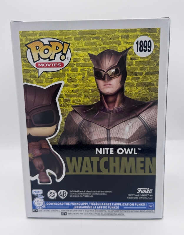 Item # 209267 - Patrick Wilson "Watchmen" AUTOGRAPH Signed Nite Owl 1899 Funko Pop Figure B