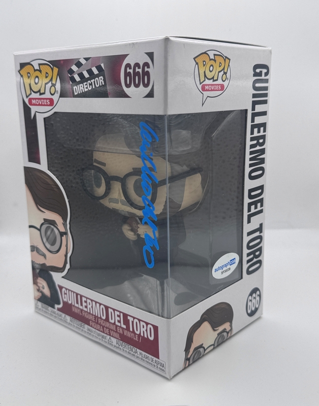 Item # 209275 - Guillermo del Toro AUTOGRAPH Signed Director Movies 666 Funko Pop Figure
