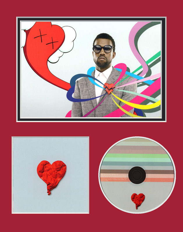 Item # 179677 - Kanye West 808s & Heartbreak Custom CD Frame Display Decor Photo