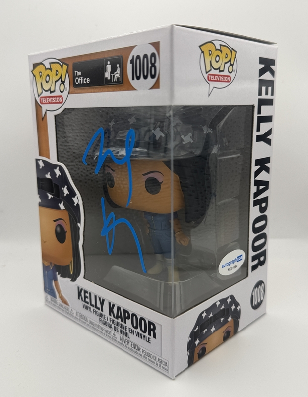 Item # 203125 - Mindy Kaling "The Office" AUTOGRAPH Signed 'Kelly Kapoor' 1008 Funko Pop B