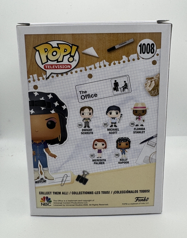 Item # 203125 - Mindy Kaling "The Office" AUTOGRAPH Signed 'Kelly Kapoor' 1008 Funko Pop B