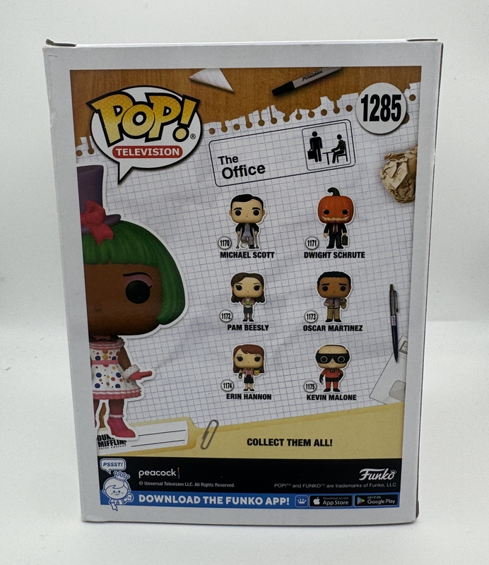 Item # 203126 - Mindy Kaling "The Office" AUTOGRAPH Signed 'Kelly Kapoor' 1285 Funko Pop B