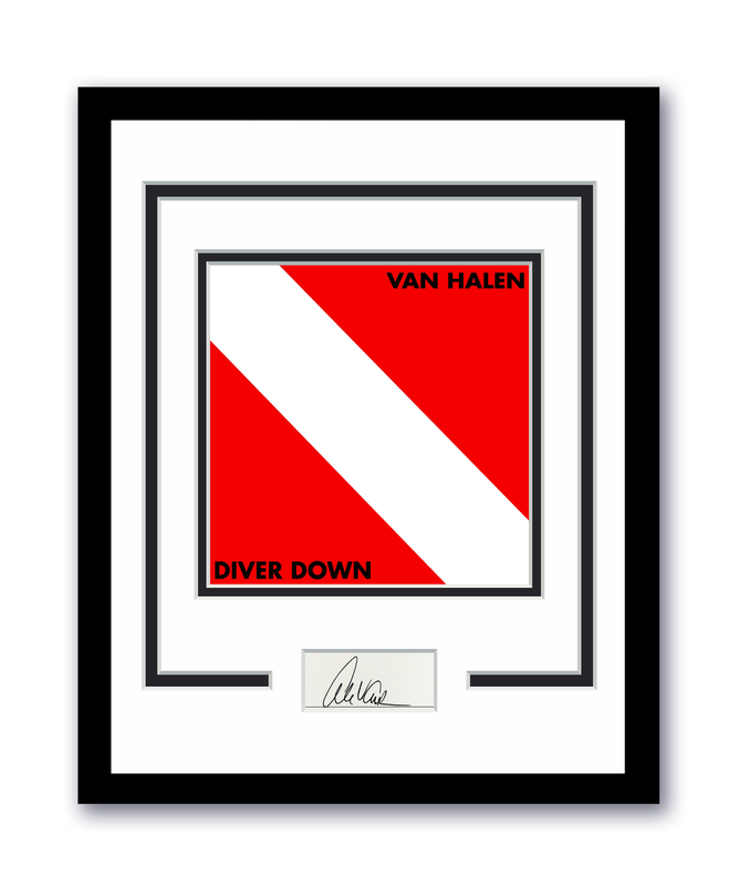 Item # 191197 - Diver Down Alex Van Halen Autographed Signed 11x14 Framed Photo ACOA