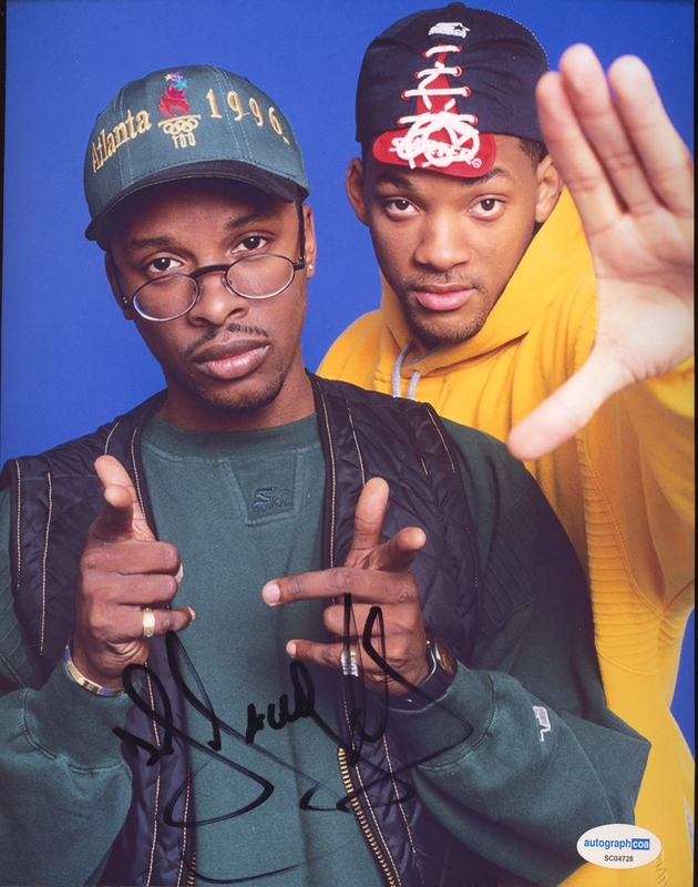 Item # 185919 - DJ Jazzy Jeff AUTOGRAPH Signed 'The Fresh Prince' Autographed 8x10 Photo