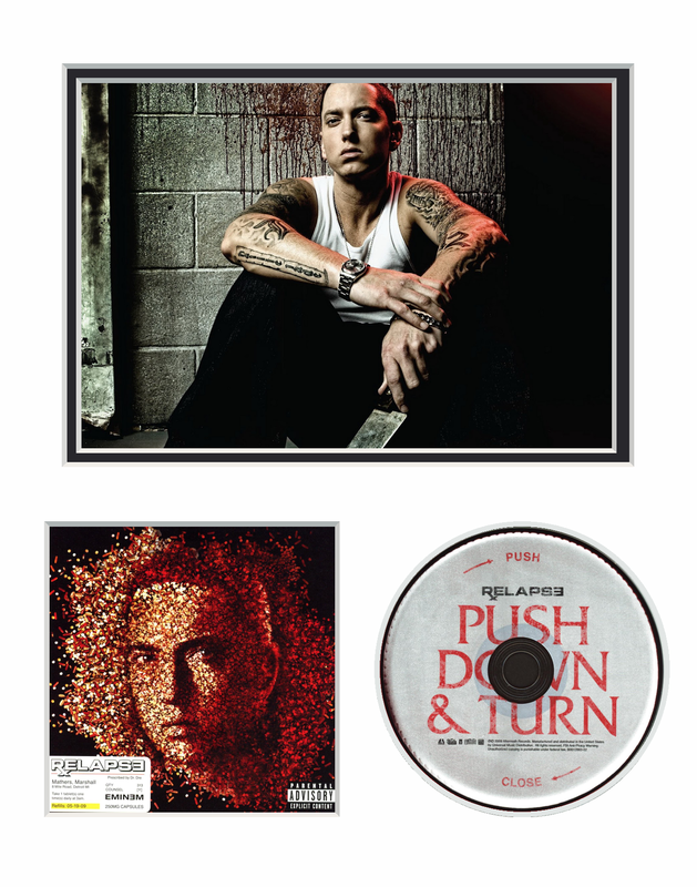 Item # 175325 - Eminem Relapse Custom CD Frame Display Decor Photo