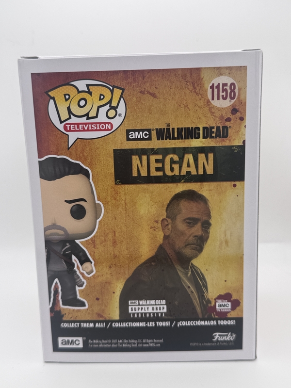 Item # 209149 - Jeffrey Dean Morgan "The Walking Dead" SIGNED 'Negan' 1158 Funko Pop Figure