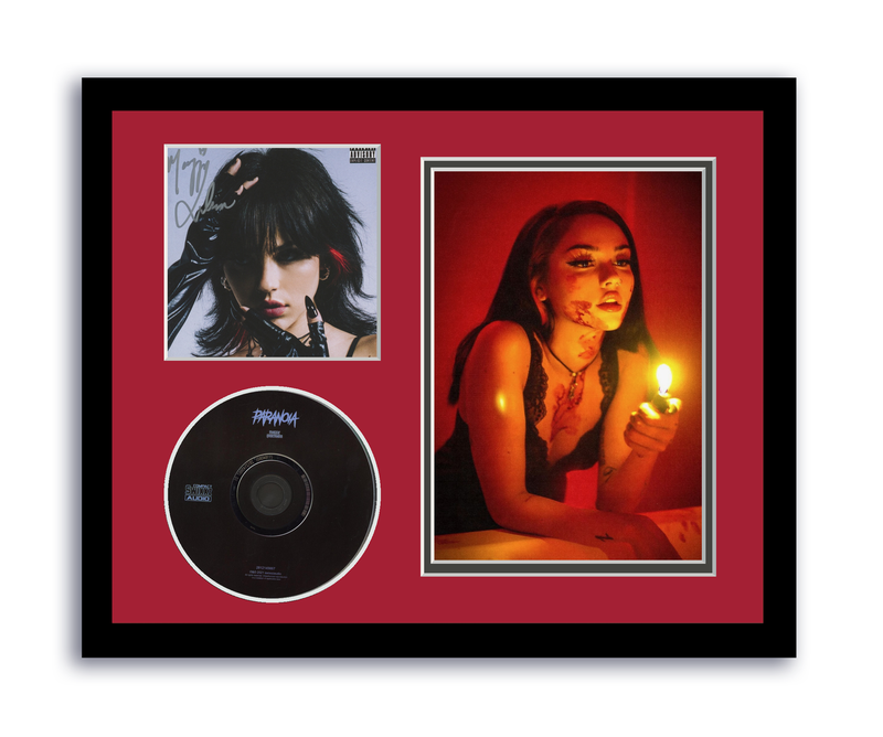 Item # 175542 - Maggie Lindemann Autographed Signed 11x14 Custom Framed CD Photo PARANOIA ACOA