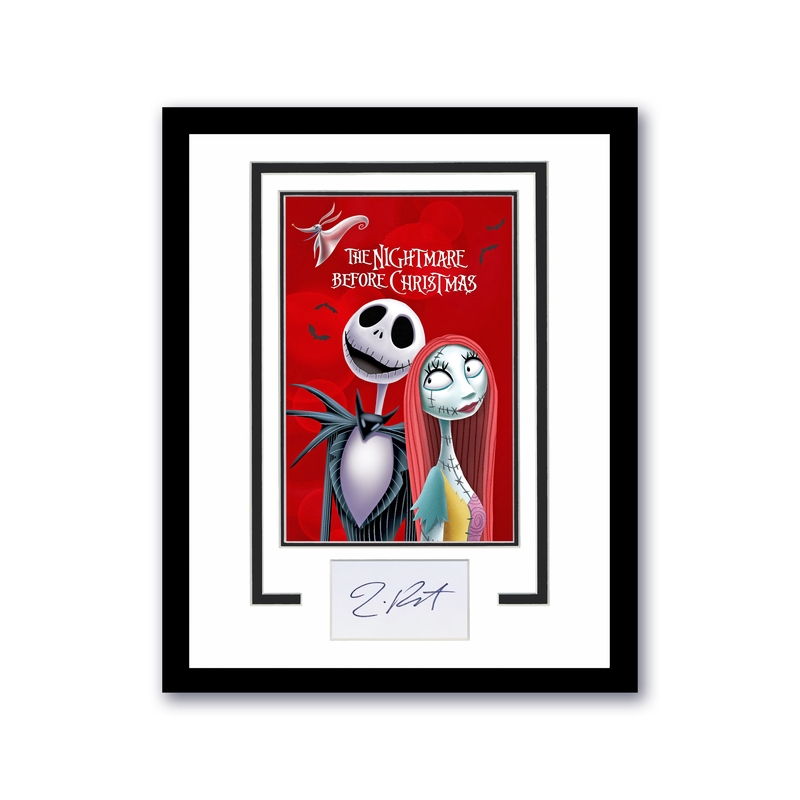 Item # 157559 - Nightmare Before Christmas Tim Burton Signed 11x14 Framed Photo Poster ACOA