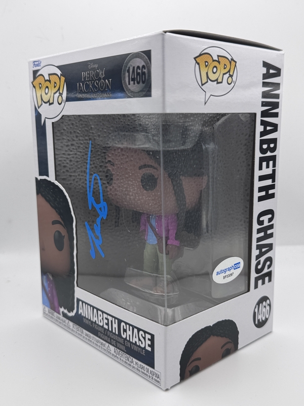Item # 209162 - Leah Sava Jeffries "Percy Jackson" SIGNED 'Annabeth Chase' 1466 Funko Pop