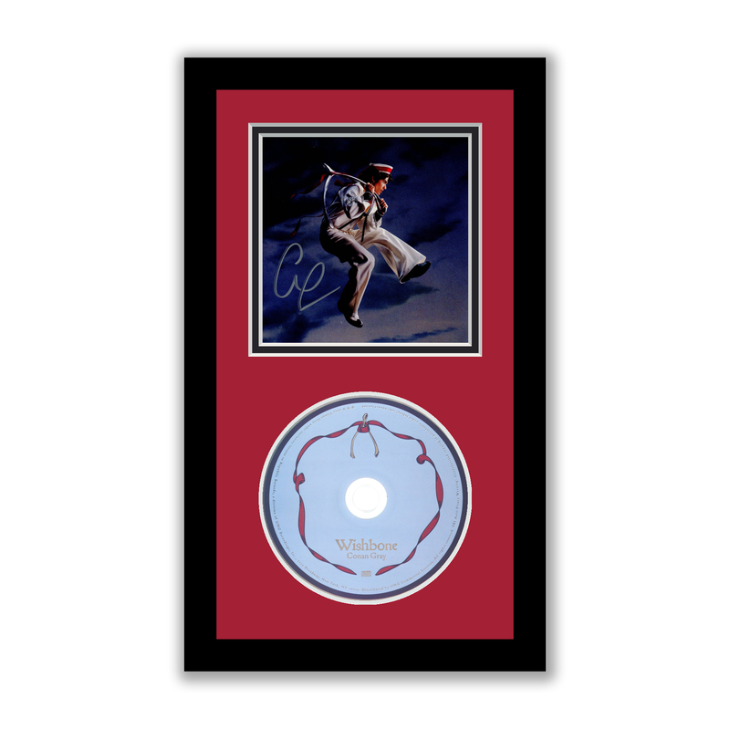 Item # 202896 - Conan Gray Autographed Signed Framed CD Wishbone ACOA
