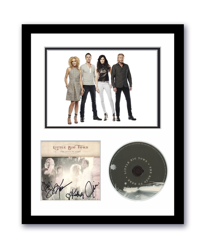 Item # 174858 - Little Big Town Autographed Signed 11x14 Framed CD Photo The Road To Here ACOA