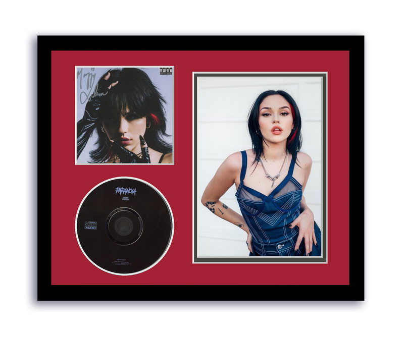 Item # 175543 - Maggie Lindemann Autographed Signed 11x14 Custom Framed CD Photo PARANOIA ACOA