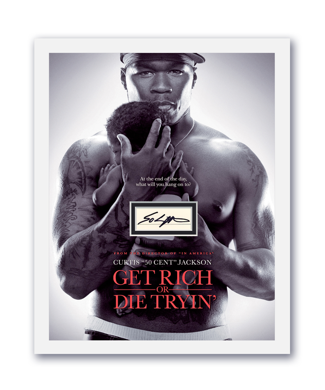 Item # 196680 - 50 Cent Autographed Signed 11x14 Framed Photo Get Rich Or Die Tryin' Rap ACOA