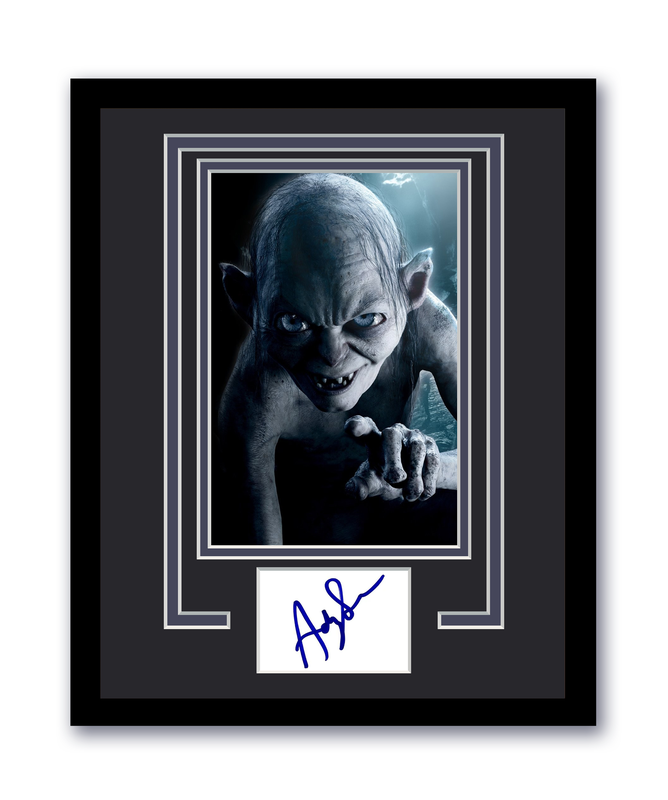 Item # 180281 - Lord of the Rings Gollum Andy Serkis Autographed Signed 11x14 Framed Photo ACOA