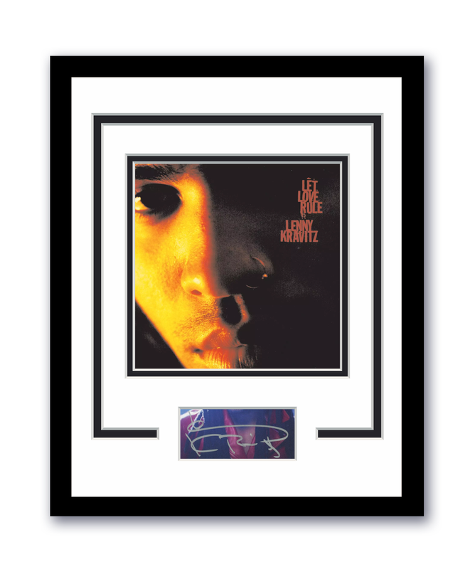Item # 192954 - Lenny Kravitz Autographed Signed 11x14 Framed Photo Let Love Rule ACOA