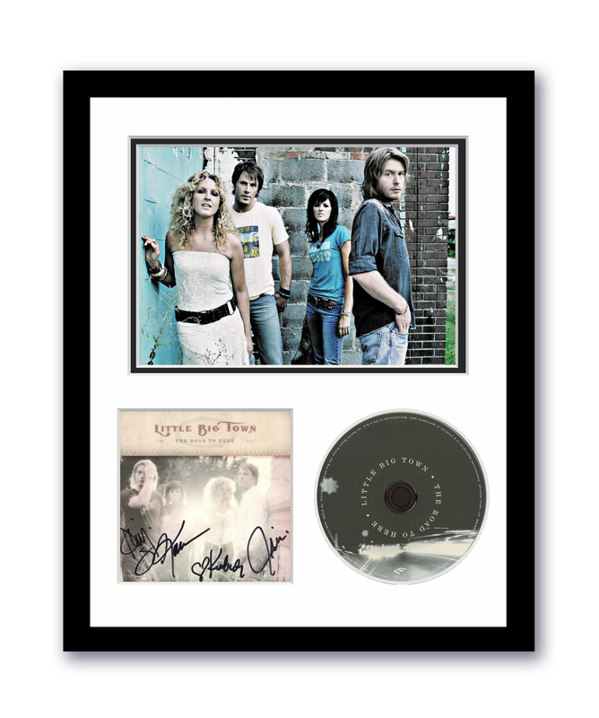 Item # 174859 - Little Big Town Autographed Signed 11x14 Framed CD Photo The Road To Here ACOA