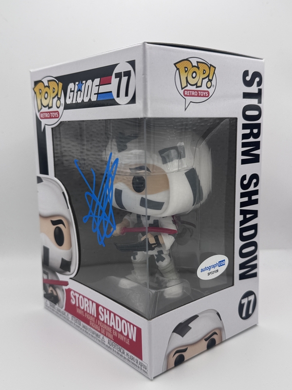 Item # 209190 - Andrew Koji "G.I. Joe/Snake Eyes" SIGNED 'Storm Shadow' 77 Funko Pop Figure