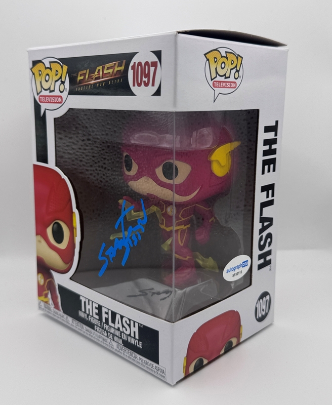Item # 209196 - Grant Gustin "The Flash" AUTOGRAPH Signed 1097 Funko Pop Vinyl Figure