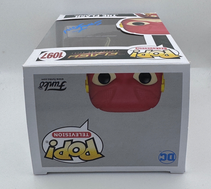 Item # 209196 - Grant Gustin "The Flash" AUTOGRAPH Signed 1097 Funko Pop Vinyl Figure
