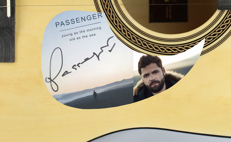 Item # 174365 - Passenger Autographed Signed Guitar Young As The Morning Old As The Sea ACOA