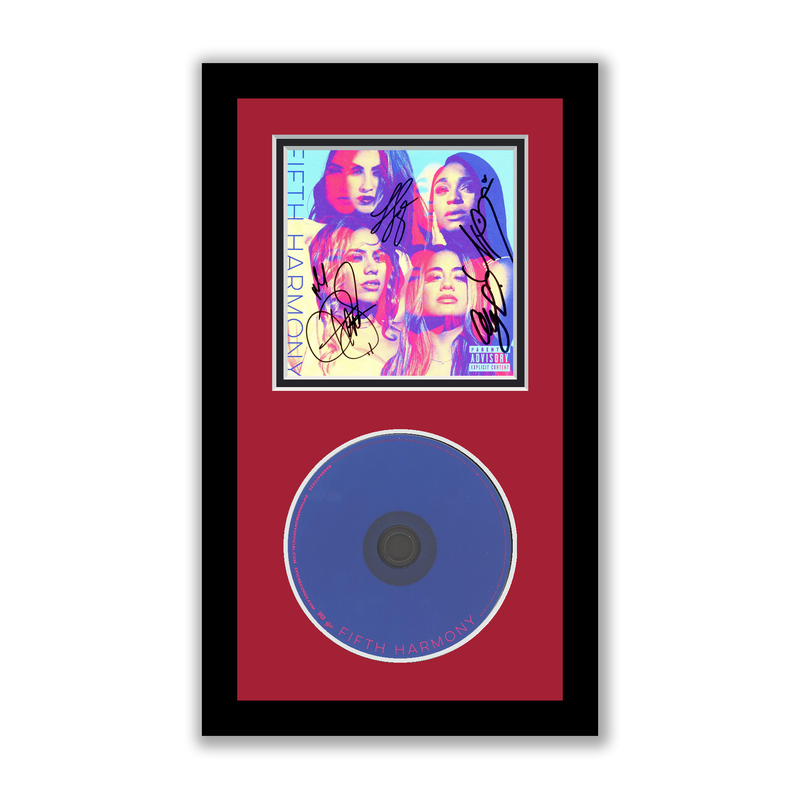 Item # 179655 - Fifth Harmony Autographed Signed Framed CD Self-Titled ACOA