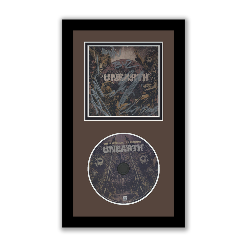 Item # 192839 - Unearth Autographed Signed Framed CD The Wretched; the Ruinous ACOA