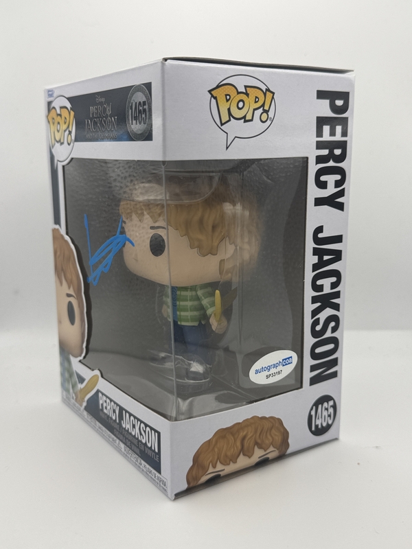 Item # 213509 - Walker Scobell "Percy Jackson" AUTOGRAPH Signed 1465 Funko Pop Figure