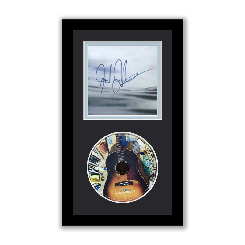 Item # 176989 - Jack Johnson Autographed Signed Framed CD All The Light Above It Too ACOA