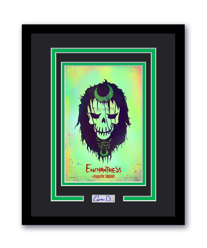 Item # 180966 - Enchantress Cara Delevingne Autographed 11x14 Framed Photo Suicide Squad ACOA