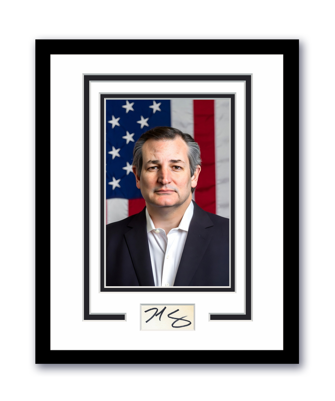 Item # 204860 - Ted Cruz Autographed Signed 11x14 Framed Photo ACOA