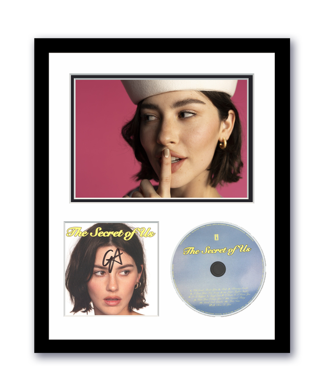Item # 191117 - Gracie Abrams Autographed Signed 11x14 Framed CD Photo The Secret Of Us ACOA