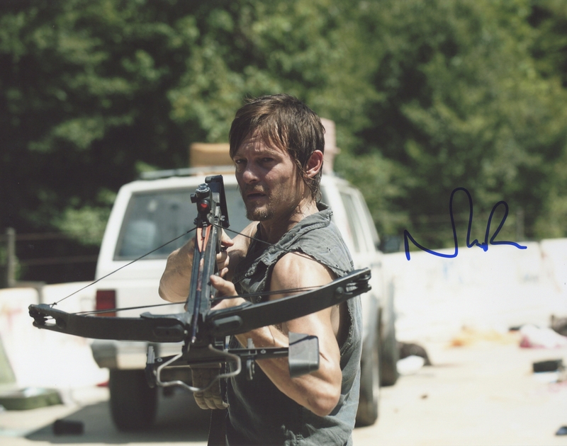 Item # 125853 - Norman Reedus "The Walking Dead" AUTOGRAPH Signed Daryl Dixon 11x14 Photo F