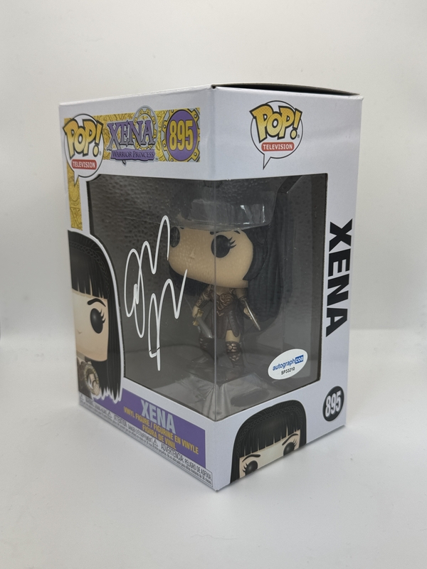 Item # 213522 - Lucy Lawless "Xena: Warrior Princess" AUTOGRAPH Signed 'Xena' 895 Funko Pop