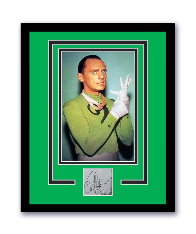 Item # 196801 - Riddler Frank Gorshin Autographed Signed 11x14 Framed Photo Batman ACOA