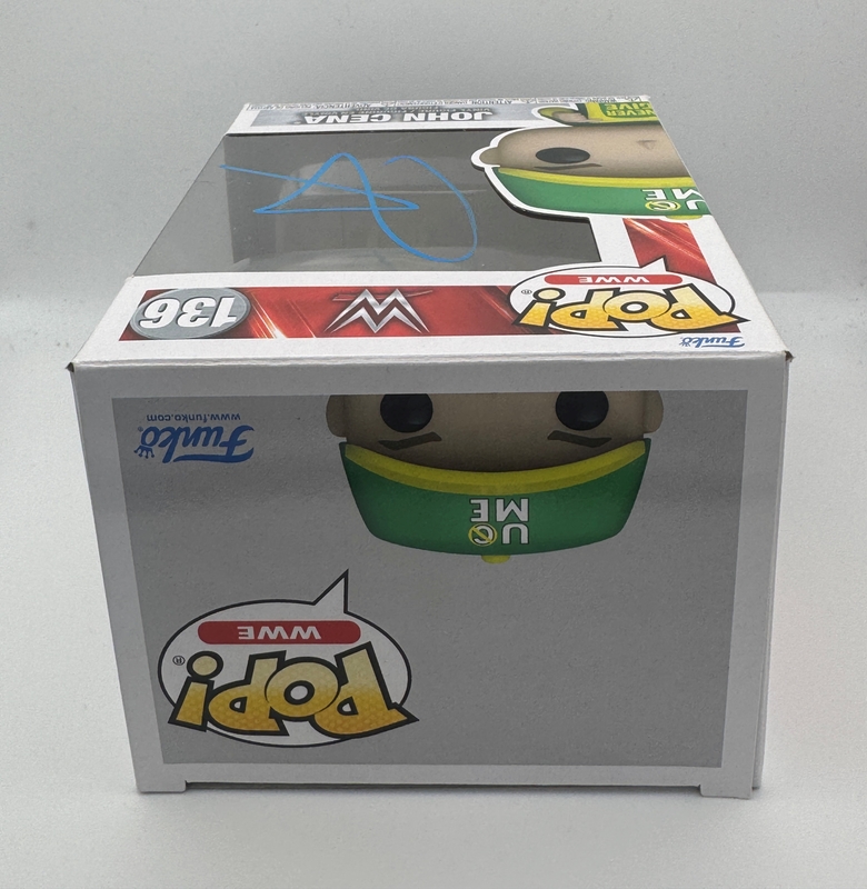Item # 213533 - John Cena AUTOGRAPH Signed WWE Wrestling 136 Funko Pop Vinyl Figure