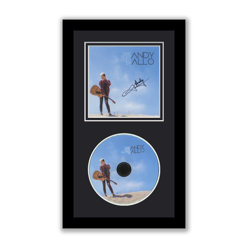 Item # 193154 - Andy Allo Autographed Signed Framed CD One Step Closer EP Prince ACOA