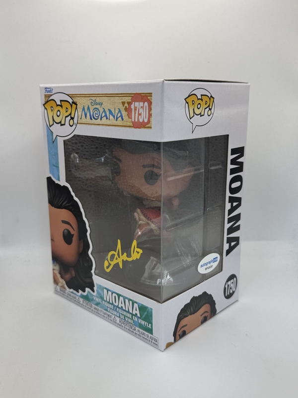 Item # 213544 - Auli'i Cravalho "Moana" AUTOGRAPH Signed 1750 Funko Pop Vinyl Figure